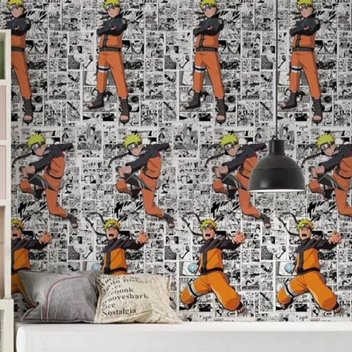 Papel de Parede Adesivo - 48 cm larg x 3 metros alt - Coleção Anime Naruto - Ref. Animado 17 - 5