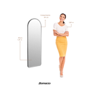 Ver imagem 2 de Espelho Orgânico Cancello 135x45 Moderno Luxo com Moldura:branco/grande