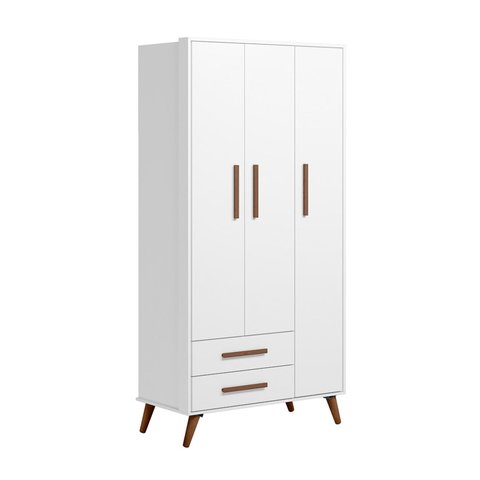 Guarda-roupa Q Encanto Retro Branco - Qmovi