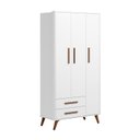 Ver imagem 1 de Guarda-roupa Q Encanto Retro Branco - Qmovi