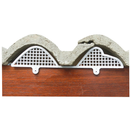 Kit Passarinheira Ventilada Telha Concreto 50un (rende 15m) Cinza - 1