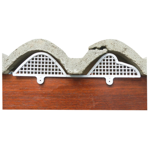 Kit Passarinheira Ventilada Telha Concreto 50un (rende 15m) Cinza