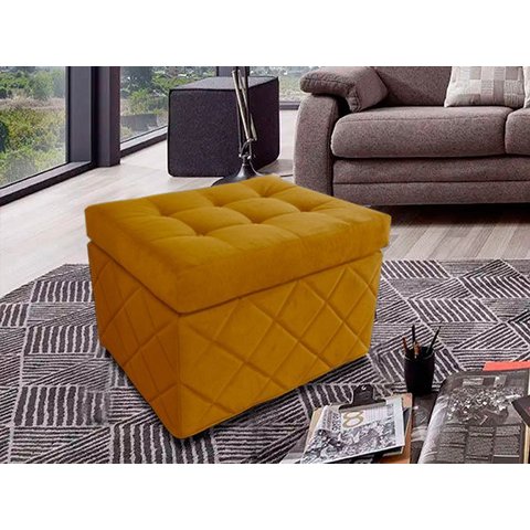 Puf Cama Pc01_mm 02 que Se Transforma em Sofá Cama Resistente e Confortável em Sarja 100% Algodão