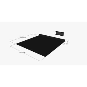 Bandeja Pedestal - Preta Suportaço