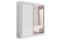 Ver imagem 2 de Guarda Roupa Solteiro 2 Portas 3 Gavetas - Atenas-branco - Móveis D'doro