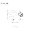 Ver imagem 2 de Spot De Led Redondo Embutir 7w Par 20 Luz Branco Neutro 4000K Taschibra