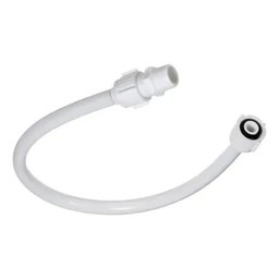 Engate de Pvc Flexível Mangueira para Descarga 40 Cm Branco | Utilimix | 05 Un - 4