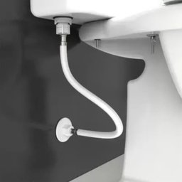 Engate de Pvc Flexível Mangueira para Descarga 40 Cm Branco | Utilimix | 05 Un - 5