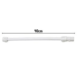 Engate de Pvc Flexível Mangueira para Descarga 40 Cm Branco | Utilimix | 05 Un - 2