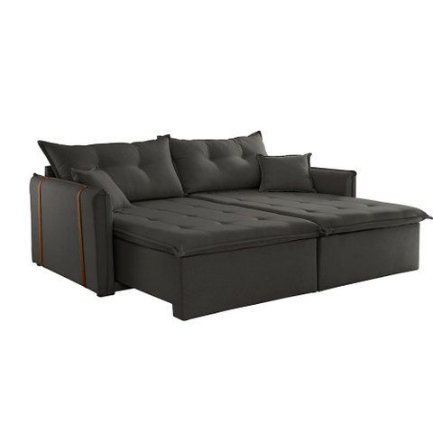 Sofa Cama e Reclinavel São Paulo 2,25m 04 Lugares Txr