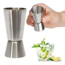 Ver imagem 1 de Dosador Duplo 30ml 60ml Inox Bebidas Medidor 9,5x4x4,5cm