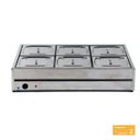 Ver imagem 2 de Buffet Térmico de Mesa Self Service em Inox 06 Cubas 220v Bmt06 Ibet