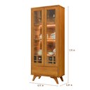 Ver imagem 2 de Cristaleira Adega Reflecta 2 Portas de Vidro C/ Led - Mavaular Naturalle