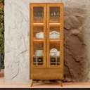 Ver imagem 5 de Cristaleira Adega Reflecta 2 Portas de Vidro C/ Led - Mavaular Naturalle