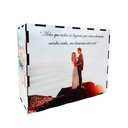 Ver imagem 1 de Cofre Casamento Dos Sonhos para Noivos Mdf Junte 15 Mil