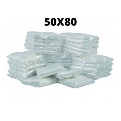 Saco Transparente 50x80 Cm (100 Unds) Utilizado Cesta Básica