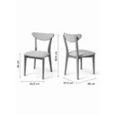 Ver imagem 3 de Kit 4 Cadeira de Jantar Madeira Maciça Floripa Estofada Premium Ergonomica Confortável Di Franco