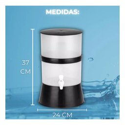 Filtro de Água Bebedouro Compacto 7,5l Escritório Casa Preto - 3