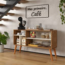 Ver imagem 1 de Aparador de Sala Nature / Off White Cantinho do Café Nichos e Pé Palito