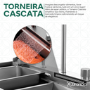 Ver imagem 2 de Cuba Cascata Gourmet Premium Torneira Monocomando Completa C/garantia