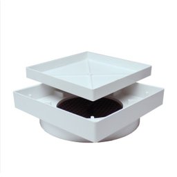 Ralo 10x10 Oculto Seca Piso/porcelanato Inteligente Cor do Ralo:branco - 1