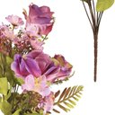 Ver imagem 3 de Buquê Rosa e Poppy Misto X10 Flores Artificiais Decorativas