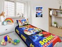 Ver imagem 2 de Jogo De Lençol Cobre Leito E Fronha Carros Sonic Kit 2pçs