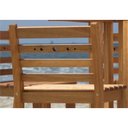 Ver imagem 1 de Conjunto de Mesa de Bar em Madeira com 4 Banquetas Altas - Mão & Formão - Jatobá