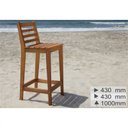 Ver imagem 5 de Conjunto de Mesa de Bar em Madeira com 4 Banquetas Altas - Mão & Formão - Jatobá