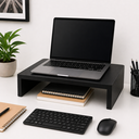 Ver imagem 4 de Suporte Mesa para Impressora Notebook 40 x 30 cm 8,5 cm Alt Preto