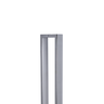 Puxador para Porta Barra Retangular 50x20 Aço Inoxidavel 120cm Polido 1,2m - 2