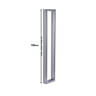 Puxador para Porta Barra Retangular 50x20 Aço Inoxidavel 120cm Polido 1,2m - 5