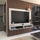 Ver imagem 2 de Painel para Tv até 50 Polegadas Carter 1 Porta Branco - Panorama Móveis