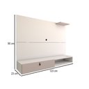 Ver imagem 4 de Painel para Tv até 50 Polegadas Carter 1 Porta Branco - Panorama Móveis