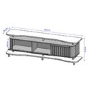 Ver imagem 4 de Rack para Tv até 75 Polegadas Océane 3 Portas Naturalle/pistache - Pnr Móveis