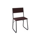 Ver imagem 5 de Mesa Jantar Paraty 120cm Tampo Preto com 4 Cadeiras Angra Estofadas Preta e Marrom Preto