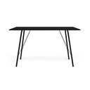 Ver imagem 4 de Mesa Jantar Paraty 120cm Tampo Preto com 4 Cadeiras Angra Estofadas Preta e Marrom Preto