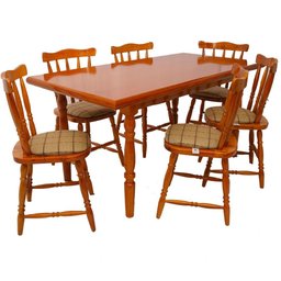 Conjunto Mesa de Jantar 160cm com 6 Cadeiras Estofadas Multimóveis CR50086 - 1