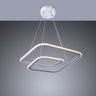 Lustre Pendente Moderno Led 41w Sala Quarto Cozinha Bivolt Twisted M1:branco - Luz Amarela 3000k - 2