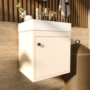 Ver imagem 1 de Gabinete Madrid Suspenso Armário Organizador para Banheiro - Off White