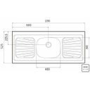 Ver imagem 3 de Pia de Cozinha Aço Inox 120cm com Válvula Tramontina