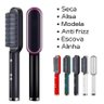 Chapinha Escova Alisadora Alisa Cabelo sem Danificar Os Fios - 5