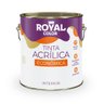 Tinta Acrilica Fosco Economica Branco Base 3,6l Royalcolor - 1