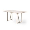 Ver mais imagens de Conjunto Sala de Jantar com 6 Cadeiras Betina Bege/Champagne/Verde Claro/Off White
