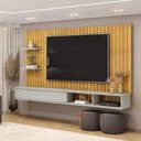 Ver imagem 6 de Painel Suspenso 60 Pol 179 Cm Friz Cedro Bali Dj Moveis Cedro Bali