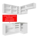 Ver imagem 6 de Armário de Cozinha Completa de Canto 349cm Branco Glamy Madesa 07