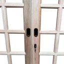Ver imagem 5 de Portal de Correr Quadriculado Reto Eucalipto Cx 14 com Ferragem 210 x 140 Somad