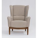 Ver imagem 3 de Poltrona Dekorien Milena Linho Aveia Alto Acabamento