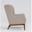 Ver imagem 4 de Poltrona Dekorien Milena Linho Aveia Alto Acabamento