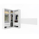 Ver imagem 2 de Jogo de Quarto Modulado Firenze Completo Branco 4 Pçs Roupeiro